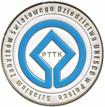 Odznaka Krajoznawcza - Szlakiem Zabytków Światowego Dziedzictwa UNESCO w Polsce.