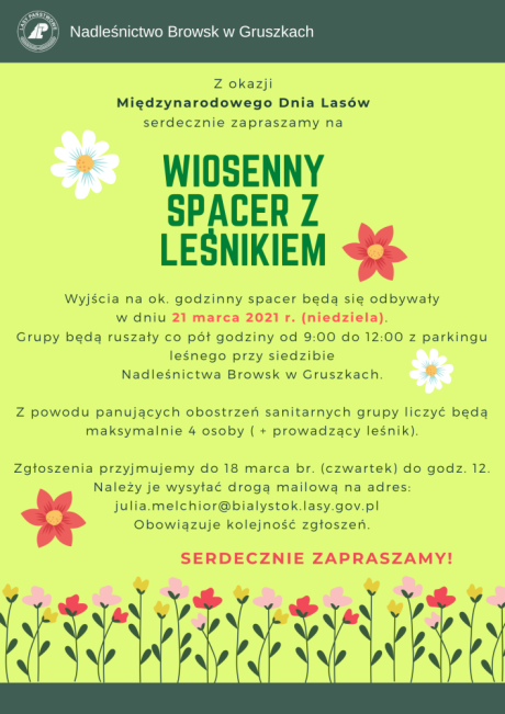 Wiosenny Spacer z Leśnikiem