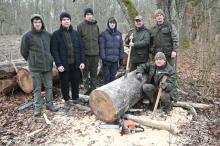 O bartnictwie – warsztaty dla uczniów Technikum Leśnego w Białowieży.