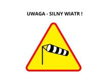 Uwaga na silny wiatr!