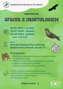 Spacer z ornitologiem