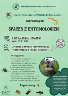 Spacer z entomologiem