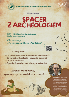 Spacer z archeologiem