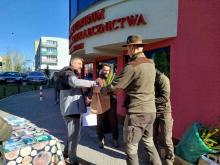 Sadzonki trafiły w ręce krwiodawców